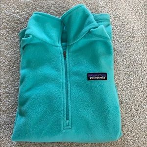 Fuzzy Patagonia Sweatshirt Aqua